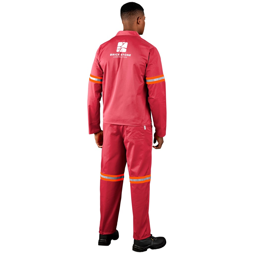 Trade Polycotton Conti Suit - Reflective Arms & Legs - Orange Tape - Image 9