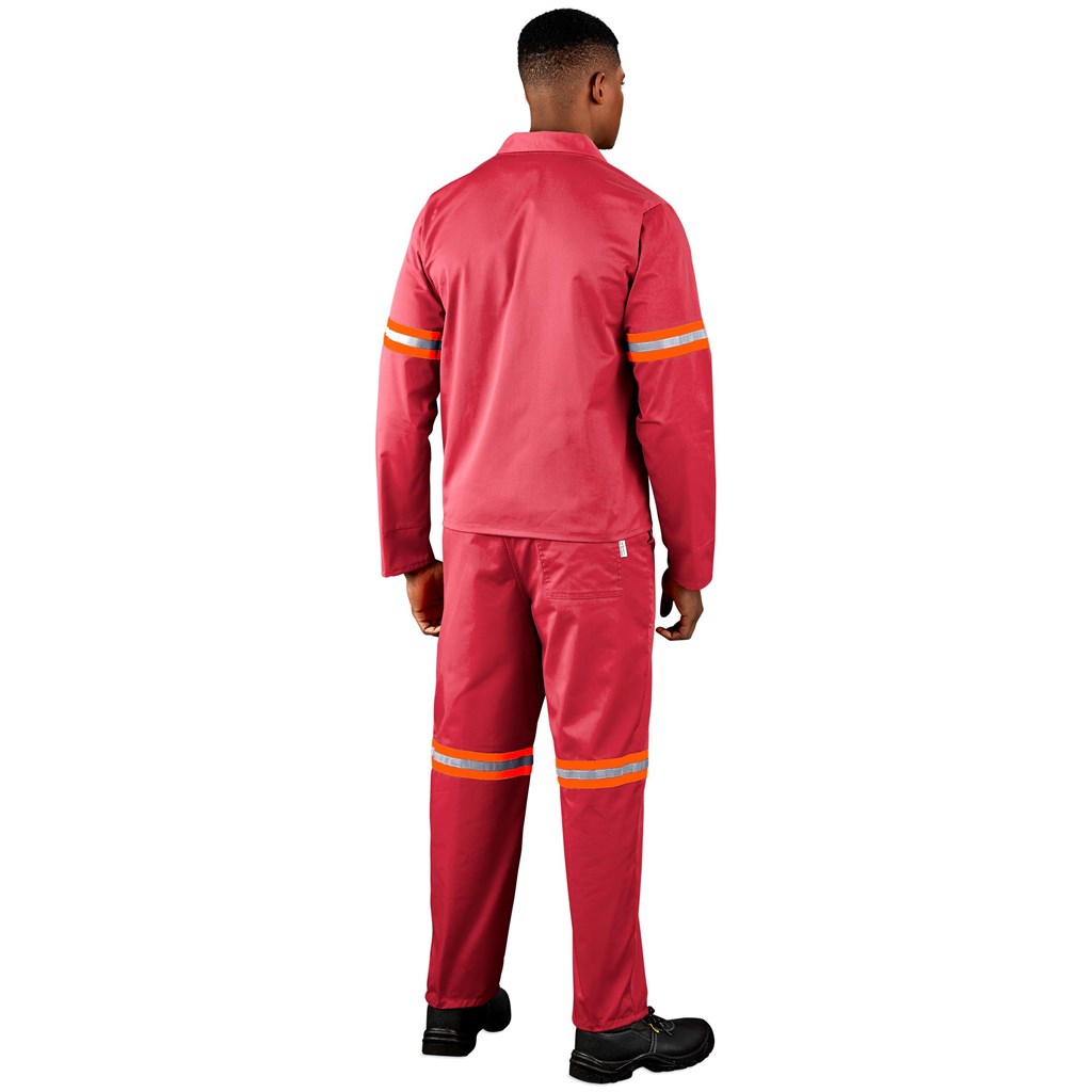 Trade Polycotton Conti Suit - Reflective Arms & Legs - Orange Tape - Image 8