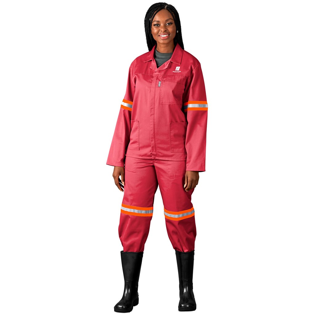 Trade Polycotton Conti Suit - Reflective Arms & Legs - Orange Tape - Image 7
