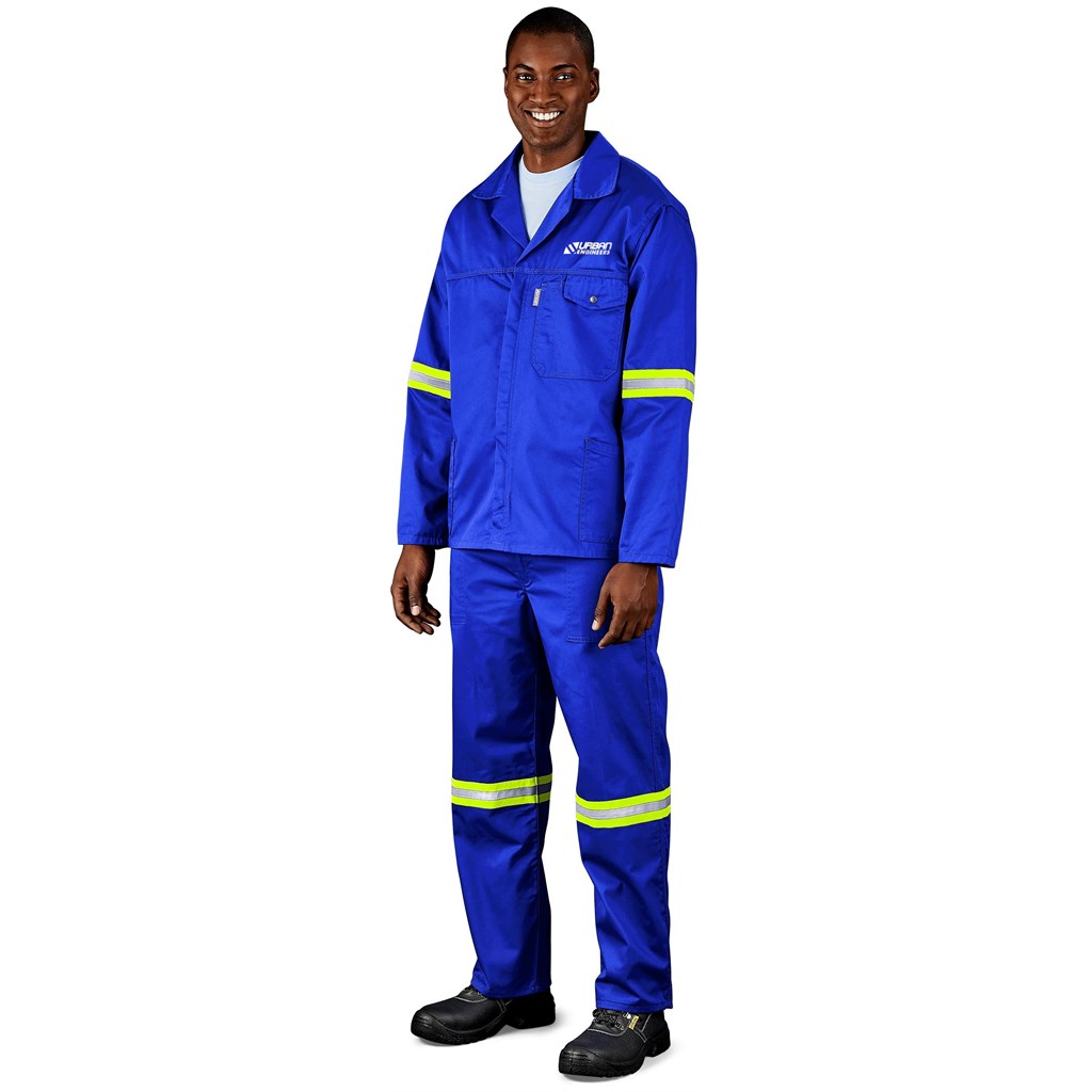 Site Premium Polycotton Jacket - Reflective Arms - Yellow Tape - Image 8