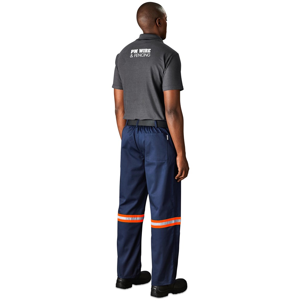 Site Premium Polycotton Pants - Reflective Legs - Orange Tape - Image 2
