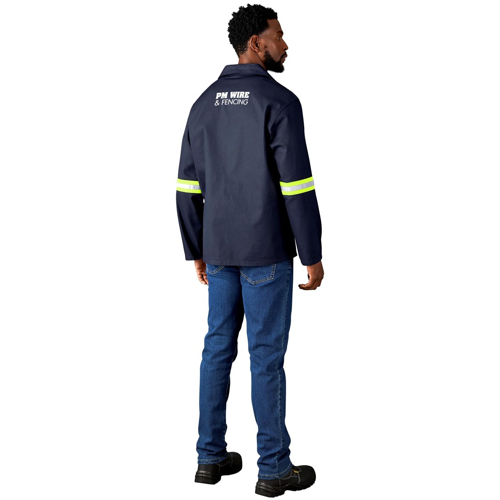 Artisan Premium 100% Cotton Jacket - Reflective Arms - Yellow Tape - Image 23