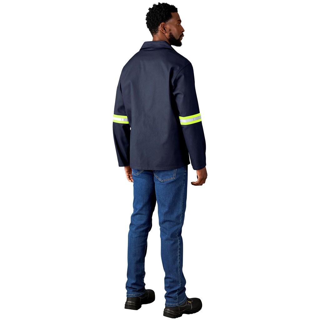 Artisan Premium 100% Cotton Jacket - Reflective Arms - Yellow Tape - Image 20