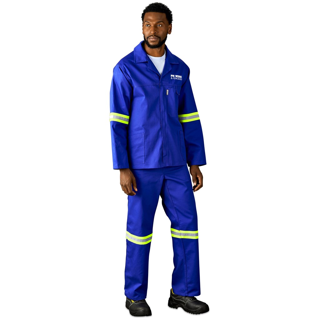 Artisan Premium 100% Cotton Jacket - Reflective Arms - Yellow Tape - Image 26