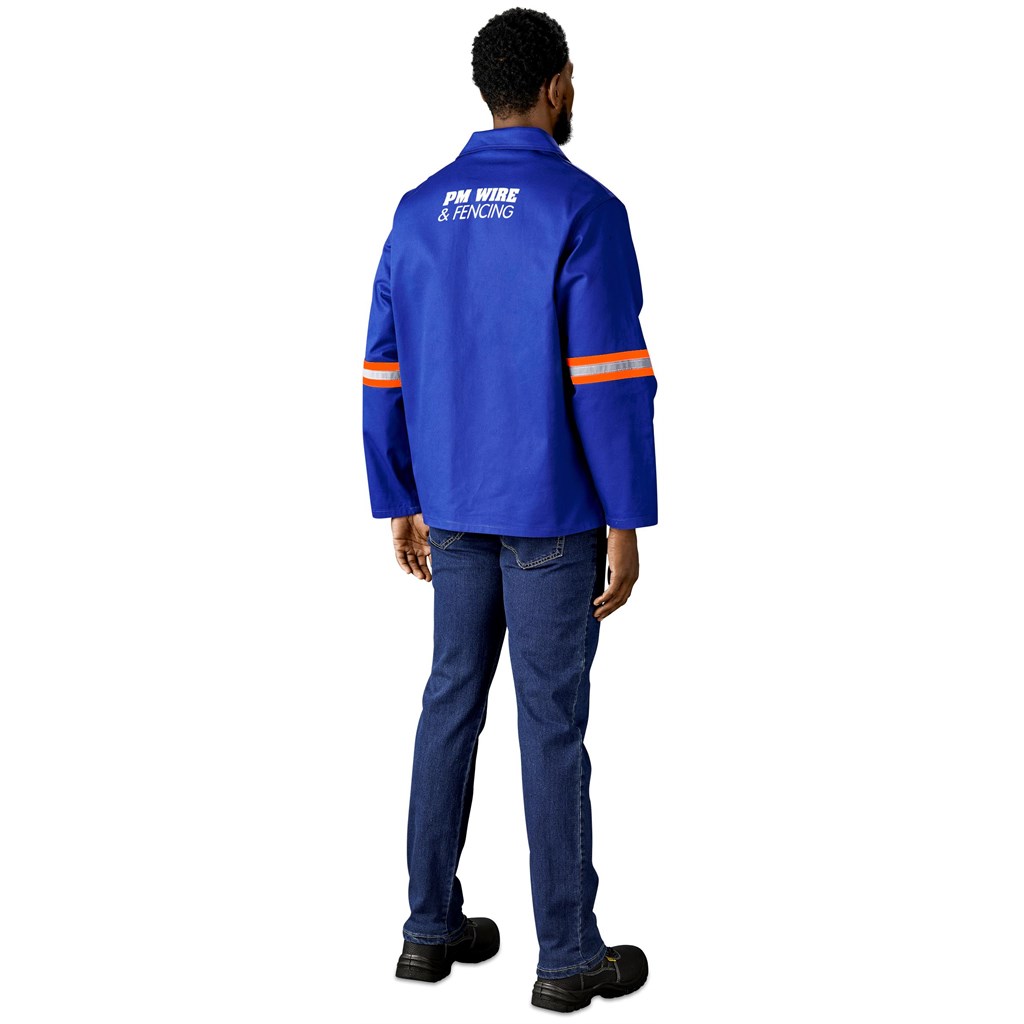 Artisan Premium 100% Cotton Jacket - Reflective Arms - Orange Tape - Image 16