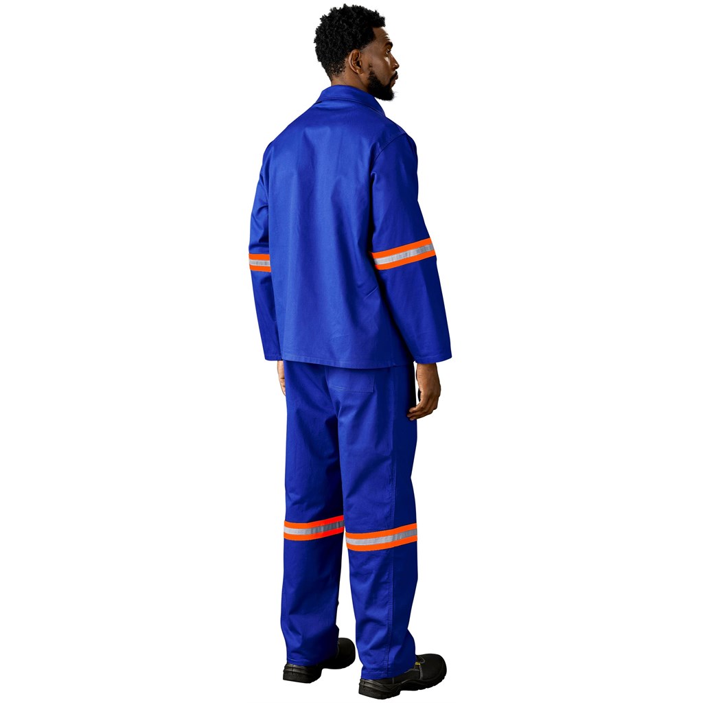 Artisan Premium 100% Cotton Jacket - Reflective Arms - Orange Tape - Image 15