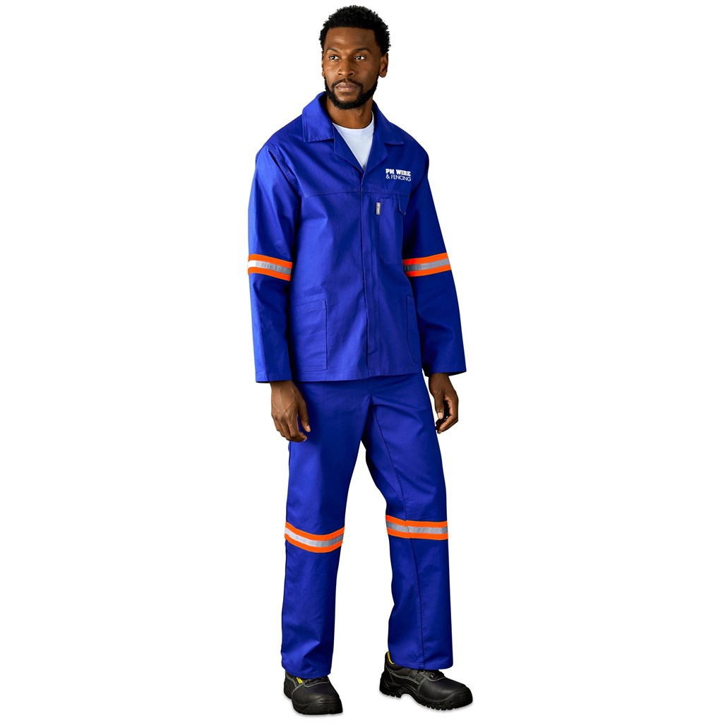 Artisan Premium 100% Cotton Jacket - Reflective Arms - Orange Tape - Image 11