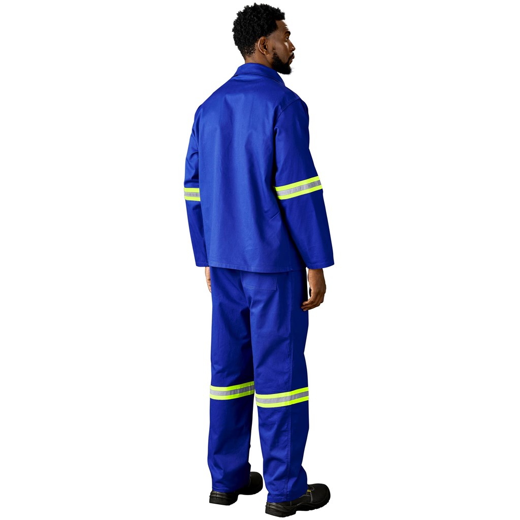 Artisan Premium 100% Cotton Pants - Reflective Legs - Yellow Tape - Image 2