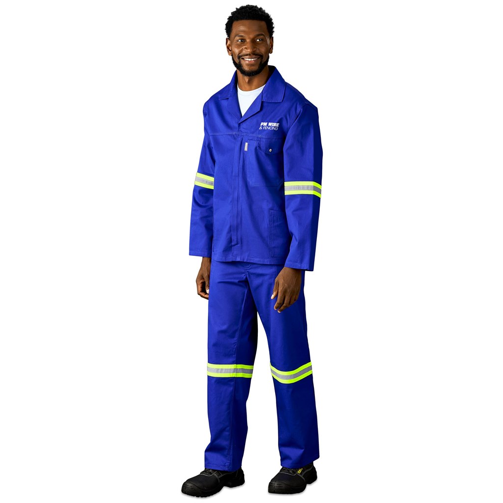 Artisan Premium 100% Cotton Pants - Reflective Legs - Yellow Tape - Image 9
