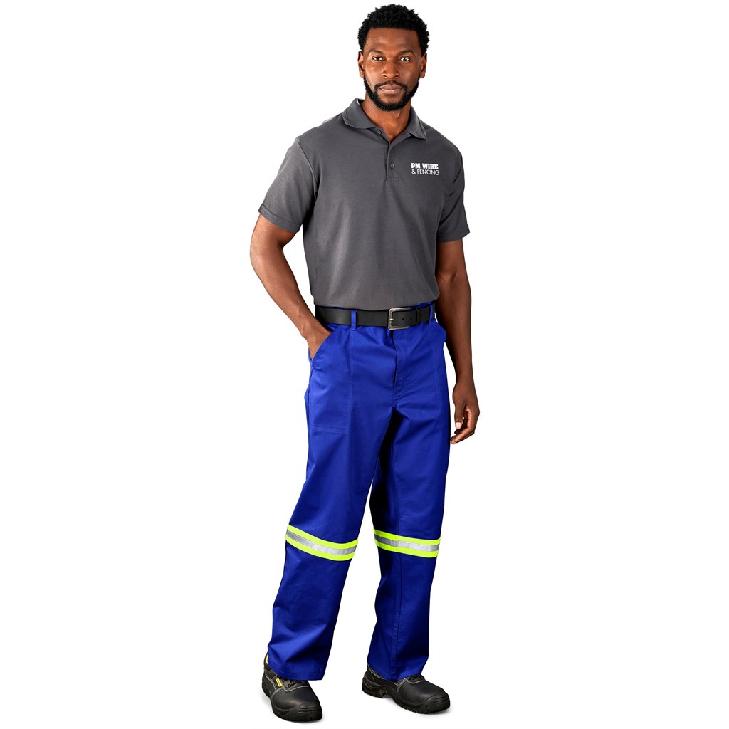 Artisan Premium 100% Cotton Pants - Reflective Legs - Yellow Tape - Image 10