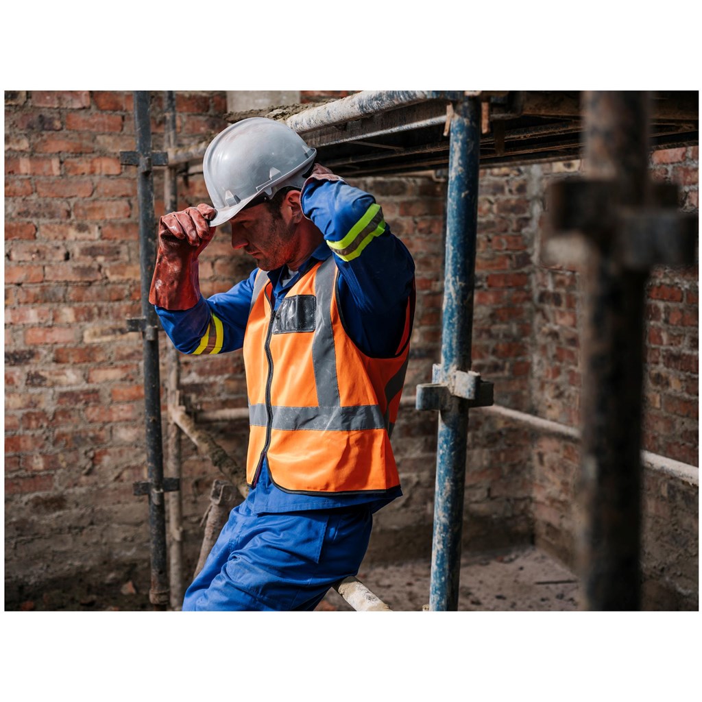 Direction En4 Hi-Viz Reflective Full Zip Vest - Image 2