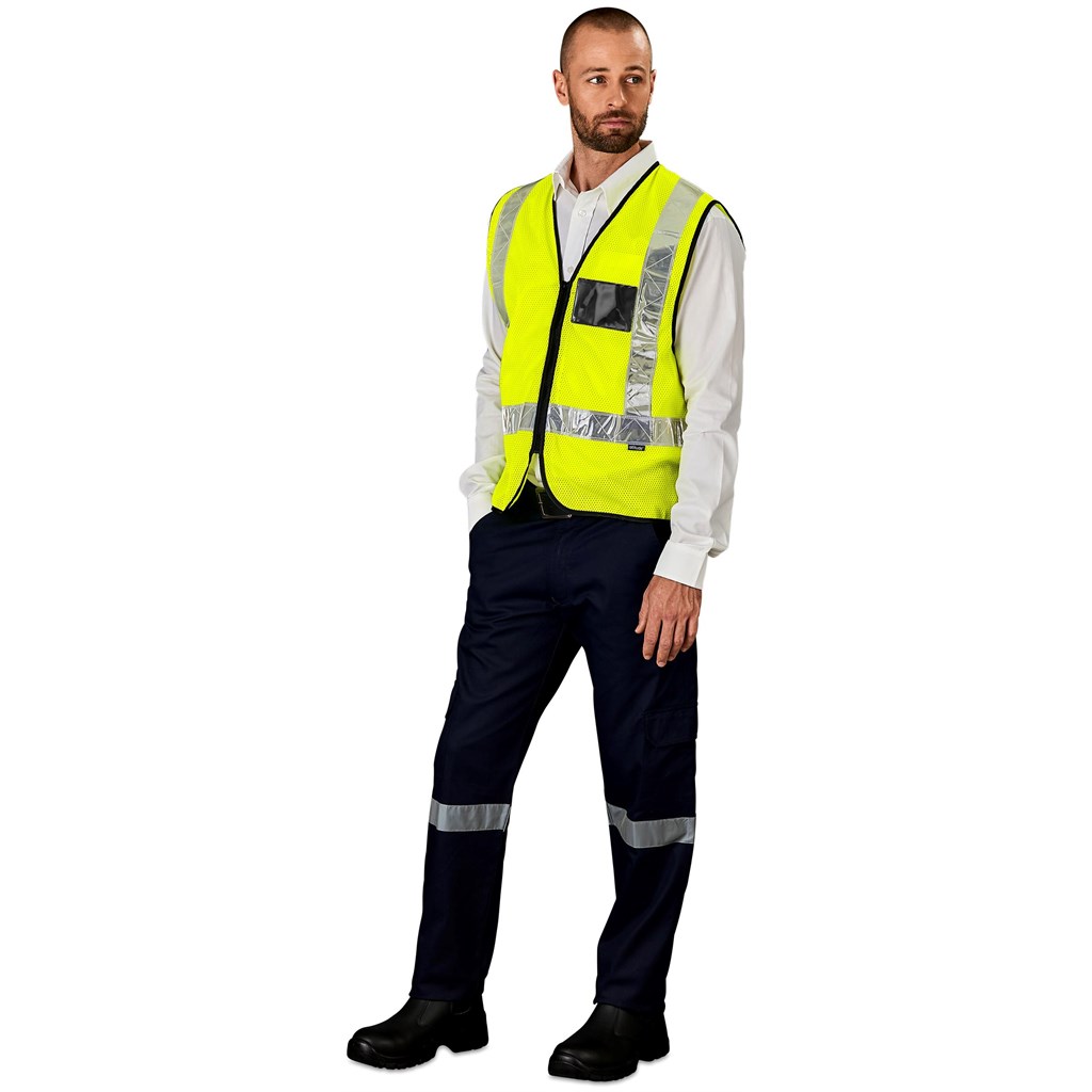 Airport Hi-Viz Reflective Full Zip Vest - Image 5