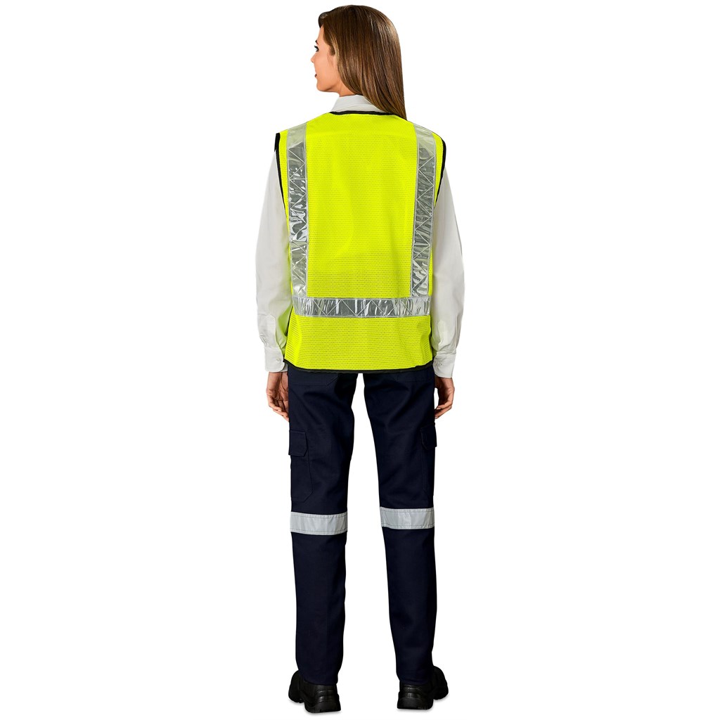 Airport Hi-Viz Reflective Full Zip Vest - Image 6