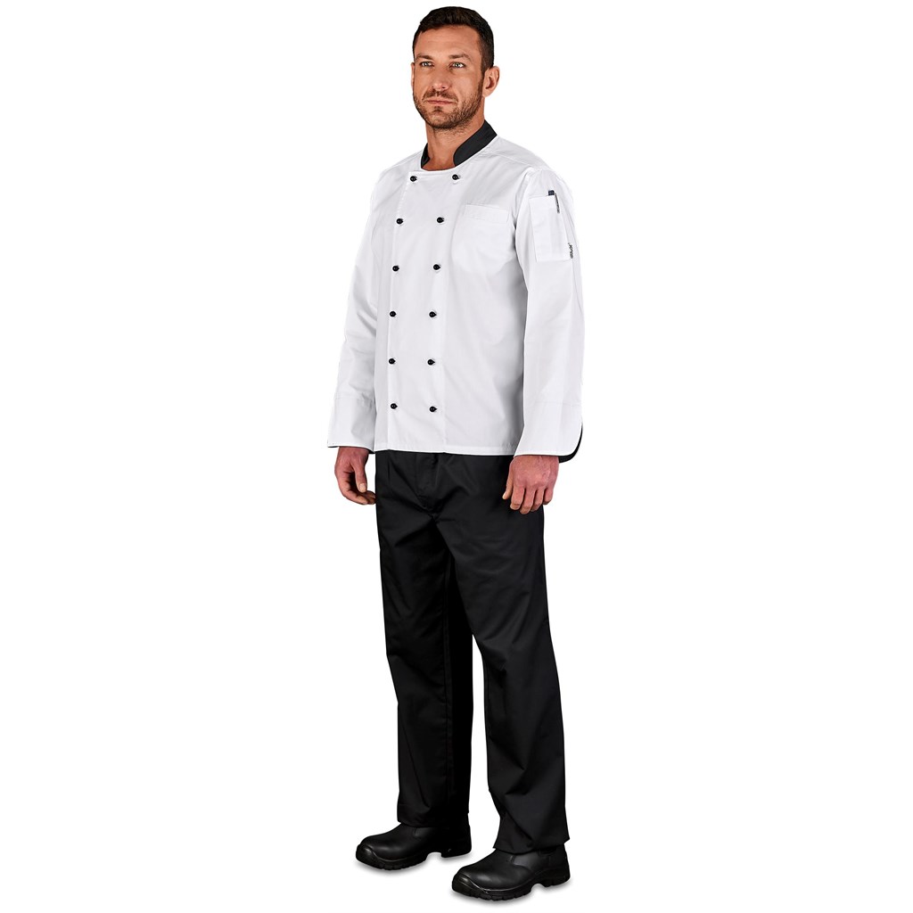 Unisex Long Sleeve Toulon Chef Jacket - Image 10