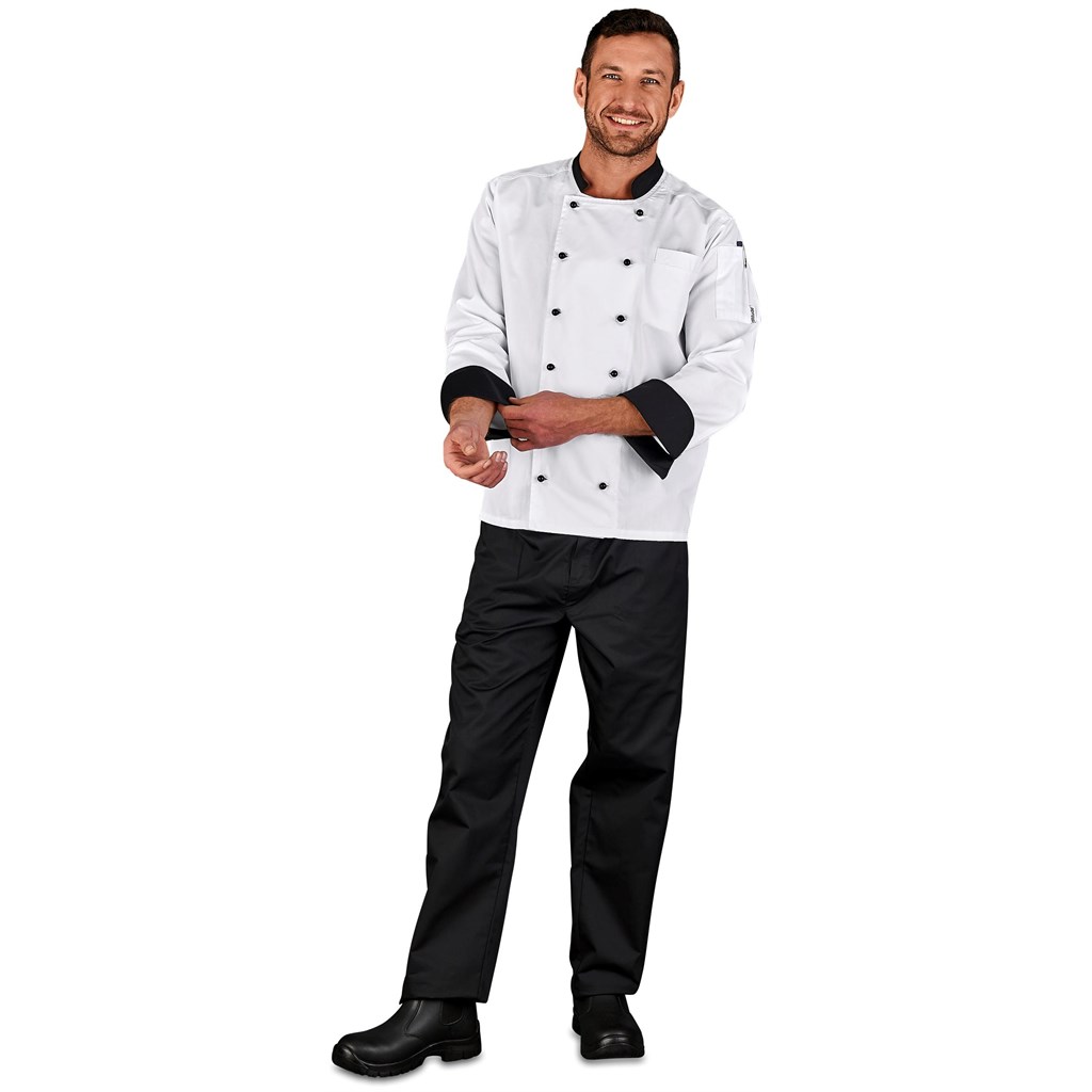 Unisex Long Sleeve Toulon Chef Jacket - Image 3