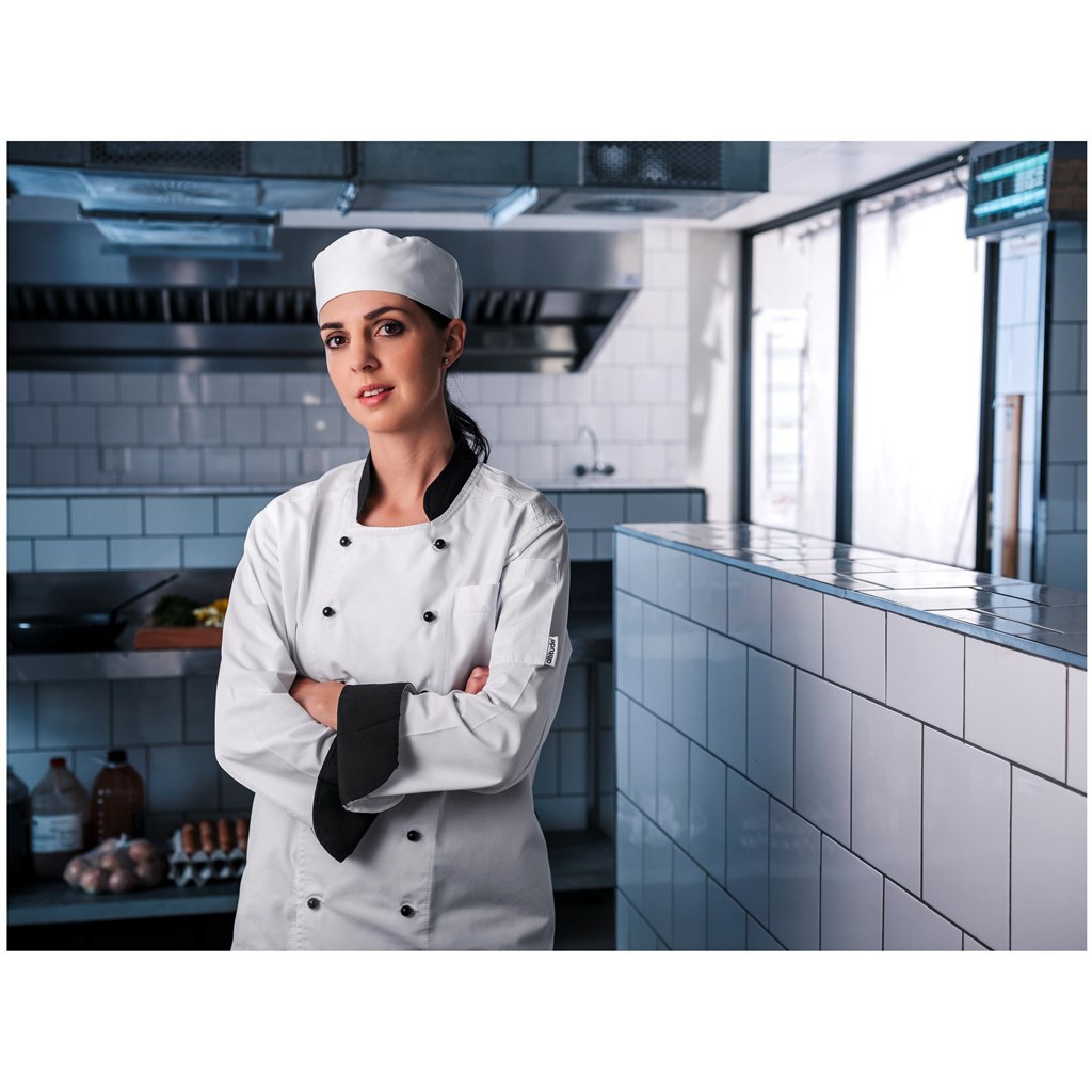 Unisex Long Sleeve Toulon Chef Jacket - Image 2
