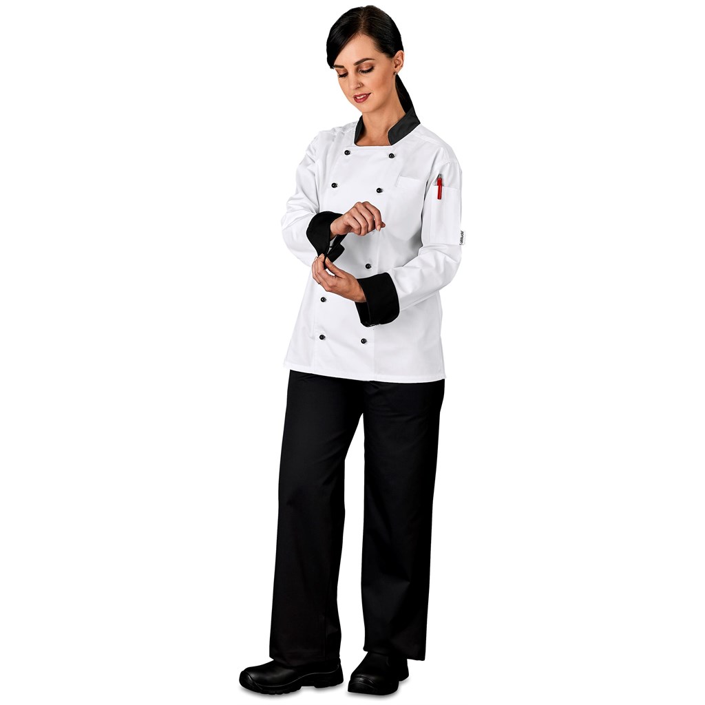 Unisex Long Sleeve Toulon Chef Jacket - Image 11