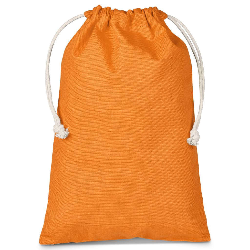 Altitude Allsorts Midi Cotton Drawstring Pouch - Orange - Image 2