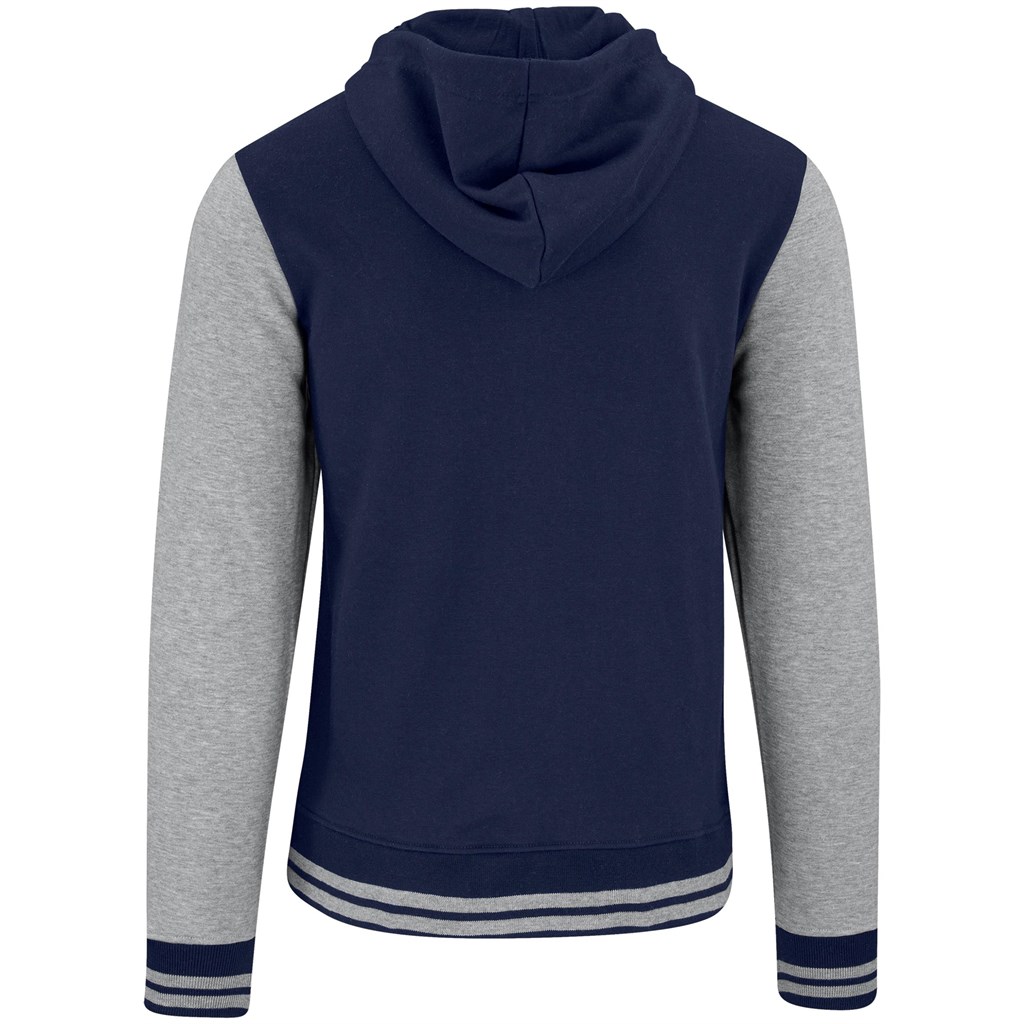 Mens Princeton Hooded Sweater - Navy - Image 6