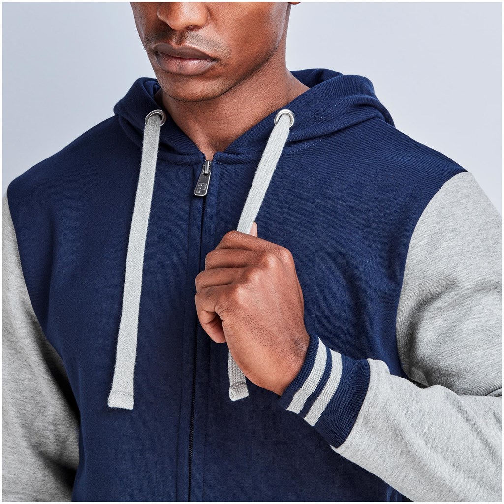 Mens Princeton Hooded Sweater - Navy - Image 5