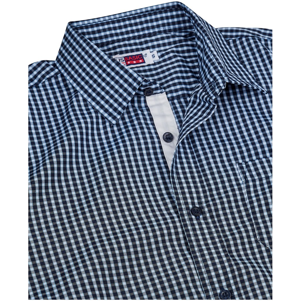 Mens Long Sleeve Kenton Shirt - Navy - Image 2