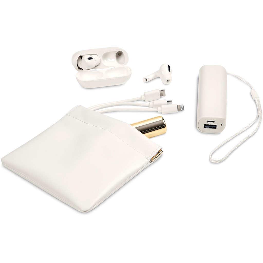 Eva & Elm Plush PU Tech & Accessory Pouch - Image 3