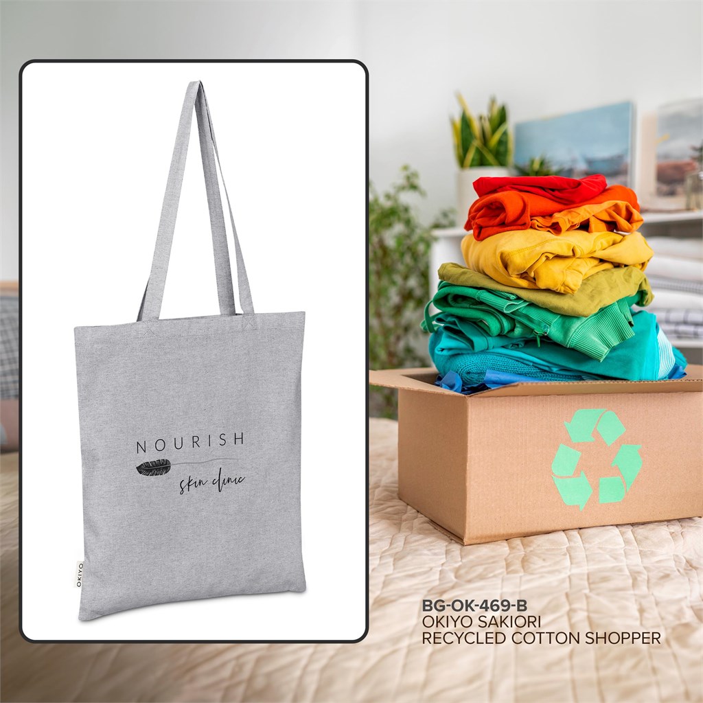 Okiyo Sakiori Recycled Cotton Shopper - Image 3