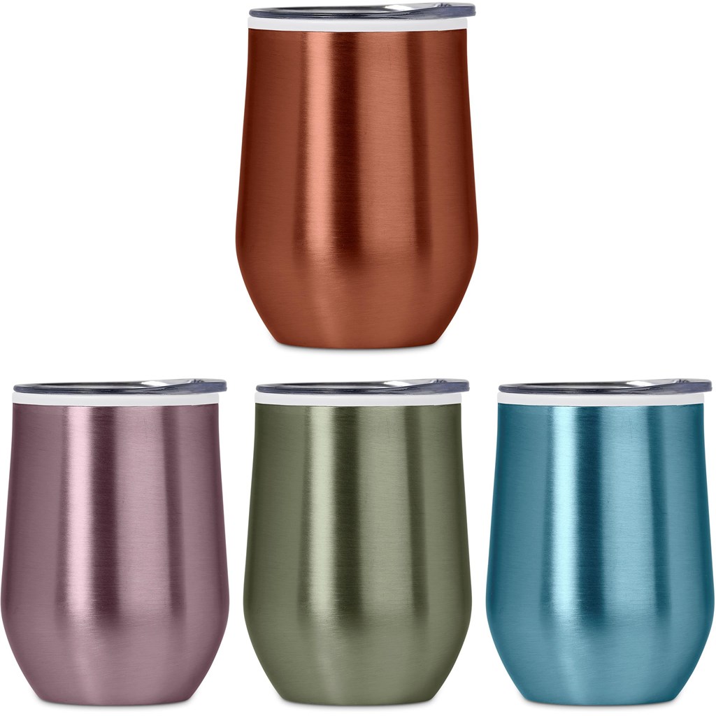 Serendipio Vogue Madison Stainless Steel & Plastic Double-Wall Tumbler - 350ml - Image 8