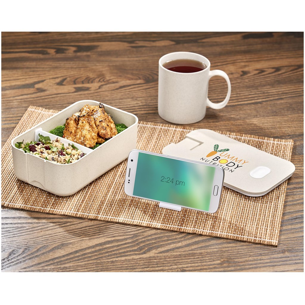 Okiyo Machi Wheat Straw Lunch Box - Image 7