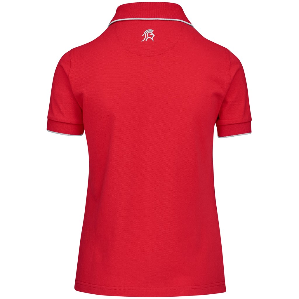 Ladies Wentworth Golf Shirt - Red - Image 5