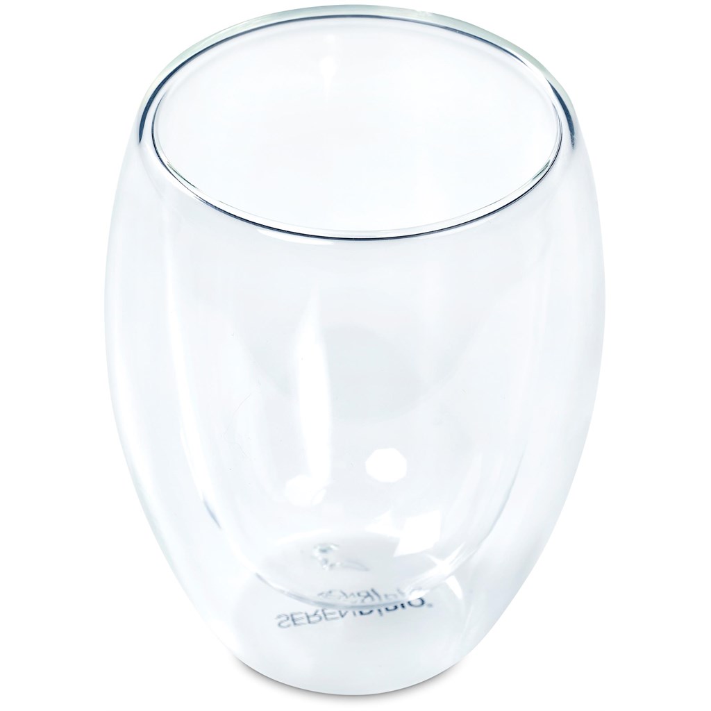 Serendipio Lorenzo Glass Double-Wall Cup - 350ml - Image 3