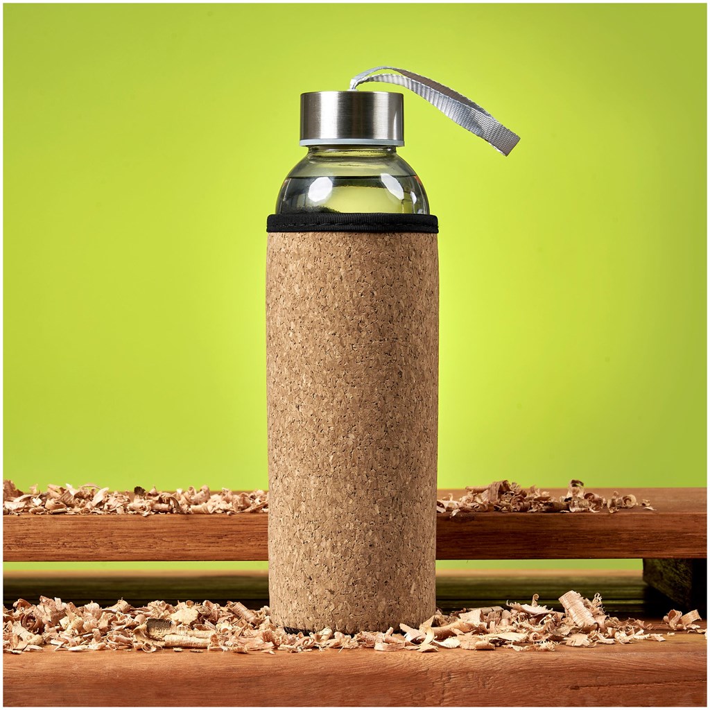 Kooshty Kork Glass Water Bottle - 500ml - Image 7