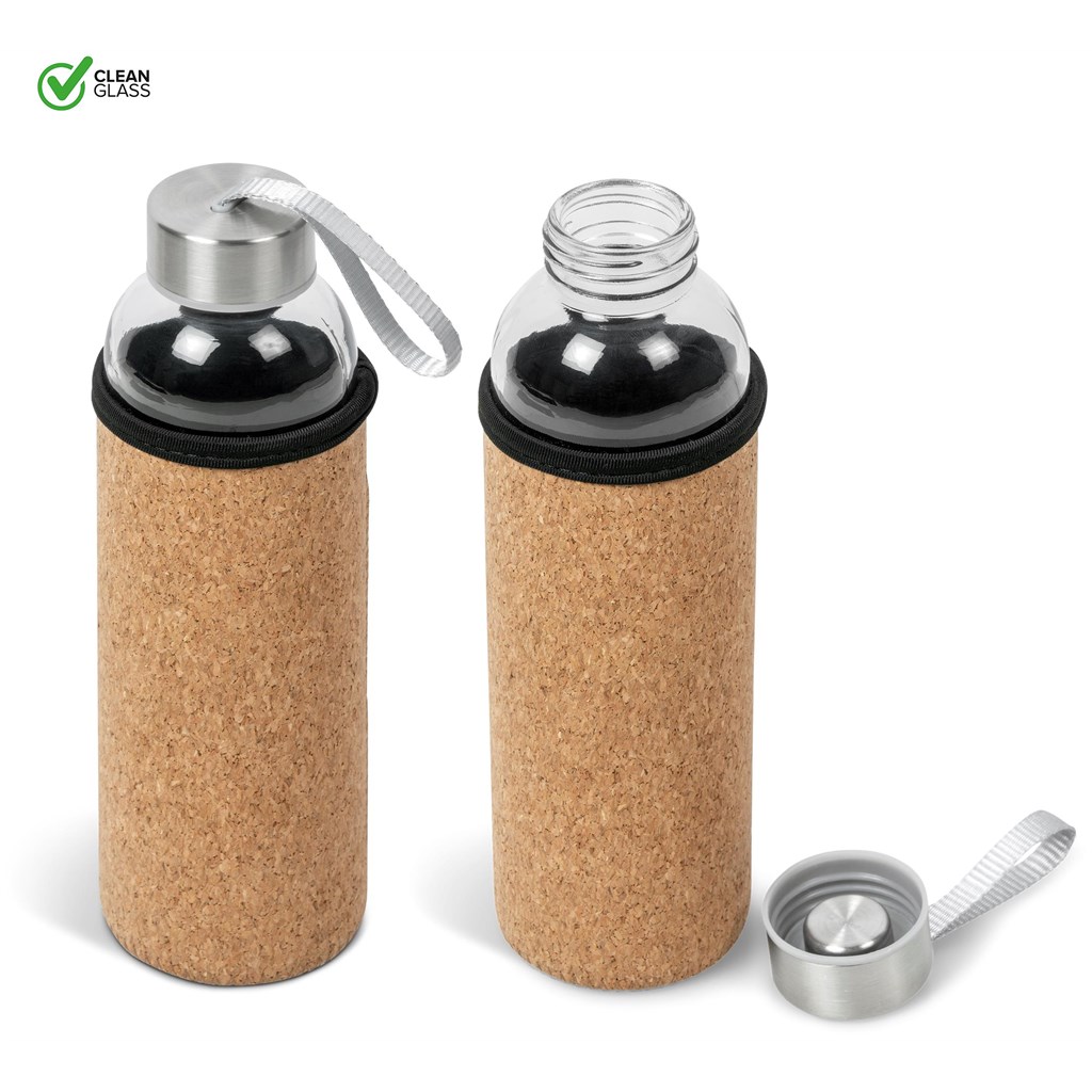 Kooshty Kork Glass Water Bottle - 500ml - Image 3