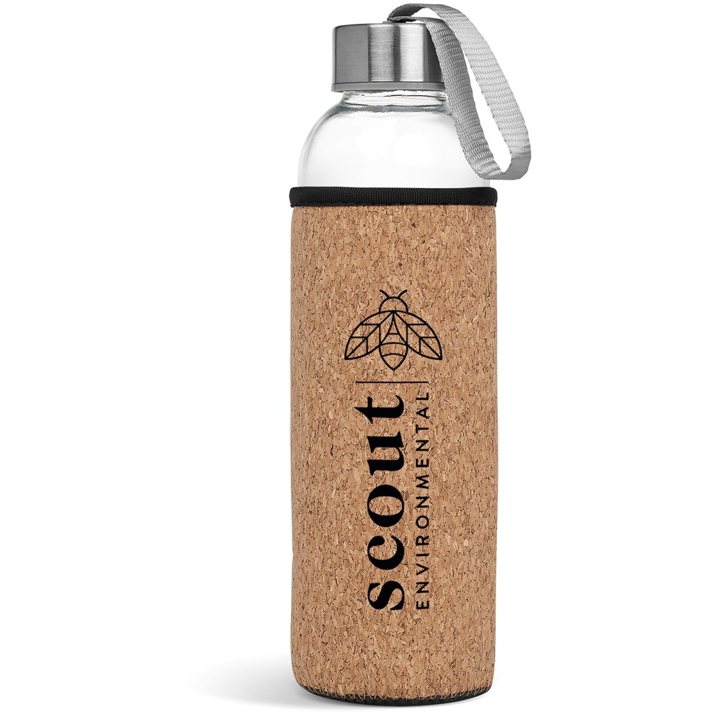 Kooshty Kork Glass Water Bottle - 500ml - Image 9