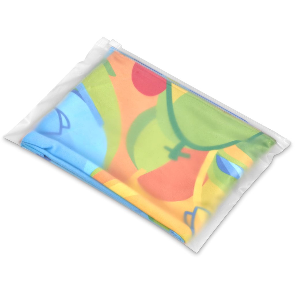 Pre-Printed Sample Hoppla Relay Sports Towel - Dual Branding - Image 2