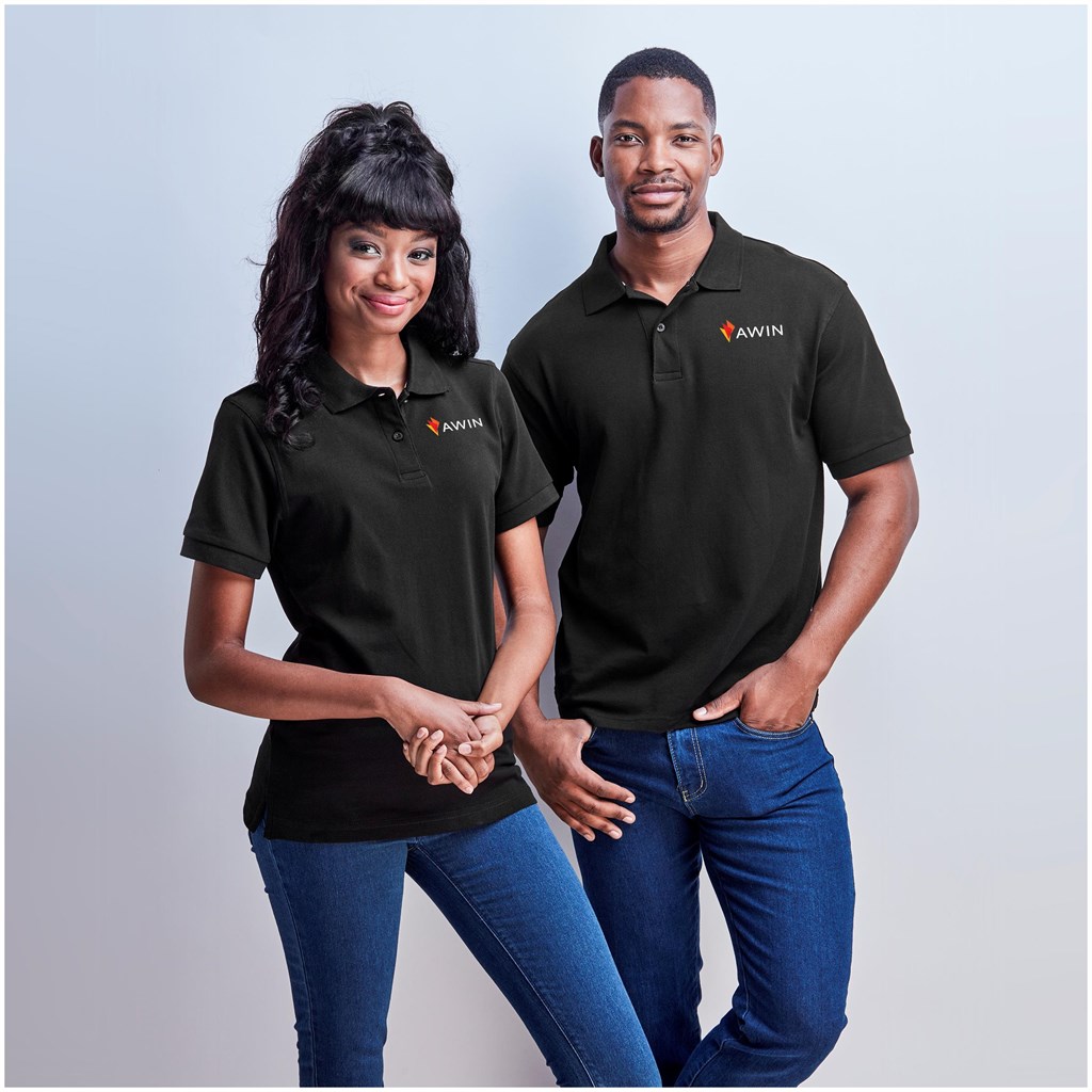 Mens Crest Golf Shirt - Image 2