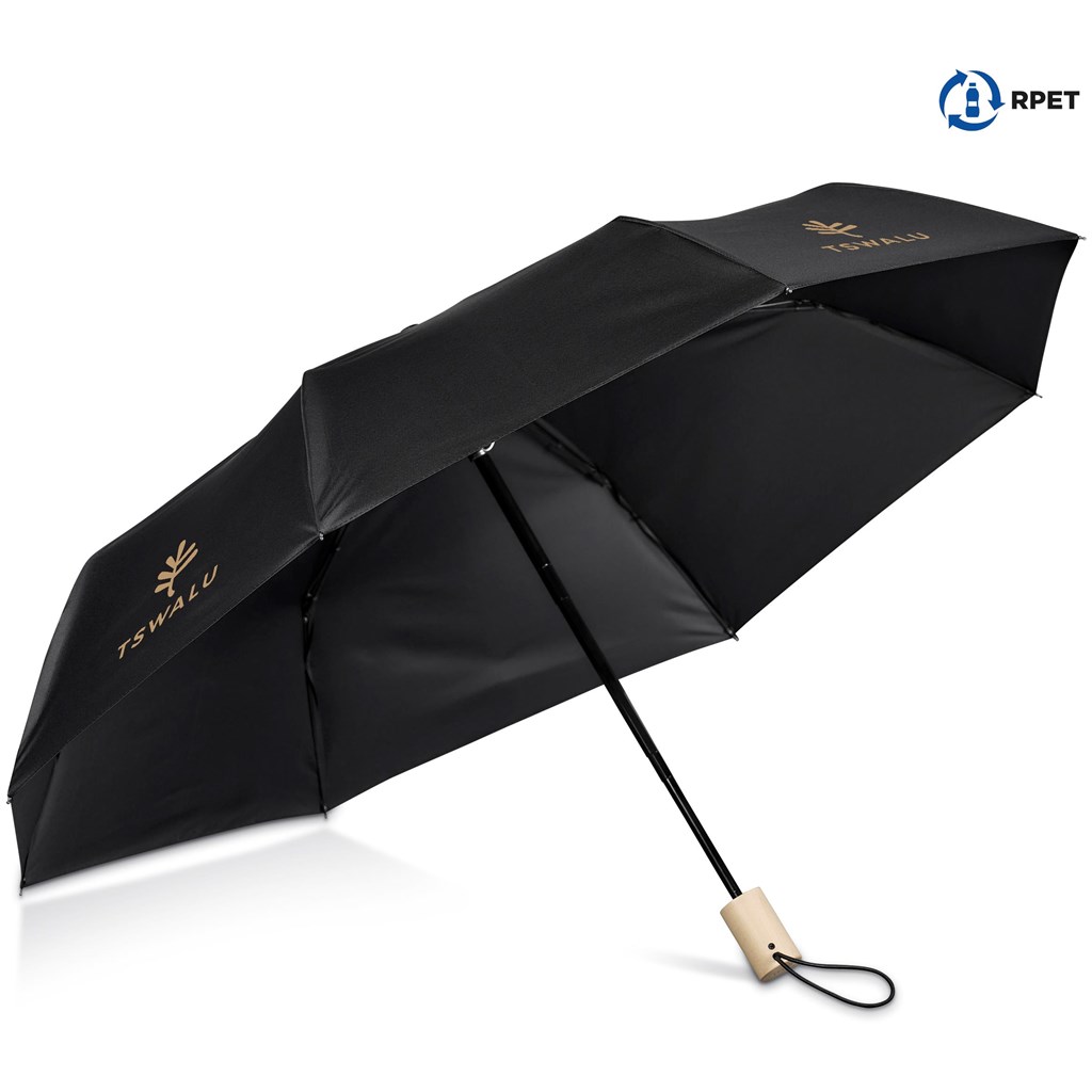 Okiyo Ameno Recycled PET Auto-Open Compact Umbrella - Image 6