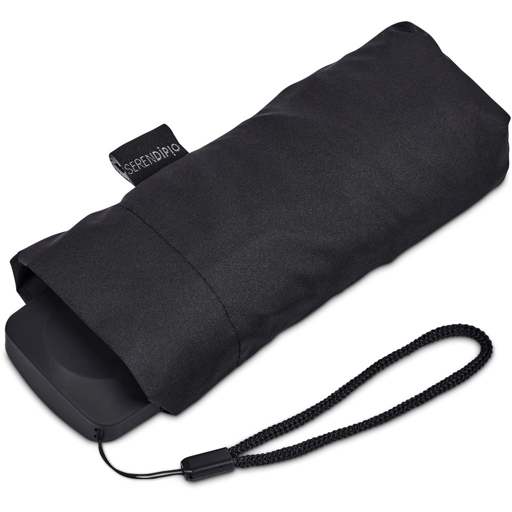 Serendipio Salem Recycled PET Compact Umbrella with EVA Pouch - Image 9